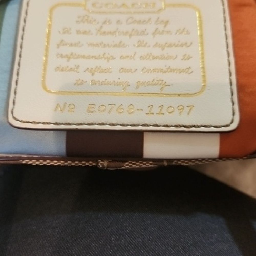 Coach Tote With Legacy Interior - Picture 2 of 9